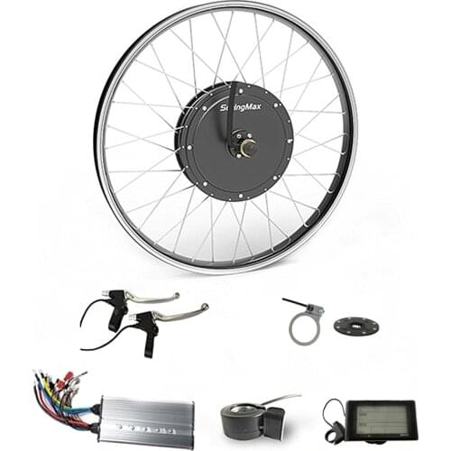 Fair Price Factory Directly 72V 3000W 135mm Dropout, 26 inch Bicycle Rim Gearless Hub Motor Kit