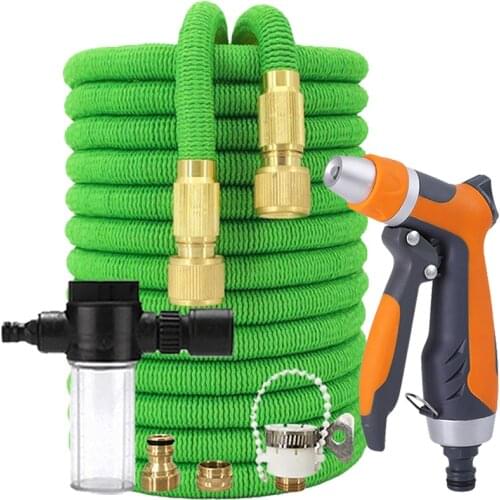 Car Wash High Pressure Hose Extensible Watering Hose Irrigation And Irrigation Devices Garden Tool Water Gun Hose Garden Tools