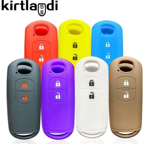Silicone Car Key Cover Remote Case for MAZDA CX5 6 3 2 5 CX3 CX4 CX7 CX8 CX9 X5 Sch5 Speed Miata MX5 Shell Protector CX4 2020