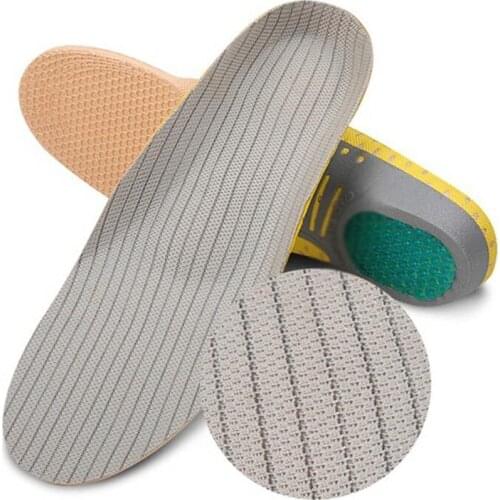 Sport Running Silicone Gel Insoles Man Women shoes sole orthopedic pad Massaging Shock Absorption arch support foot pad