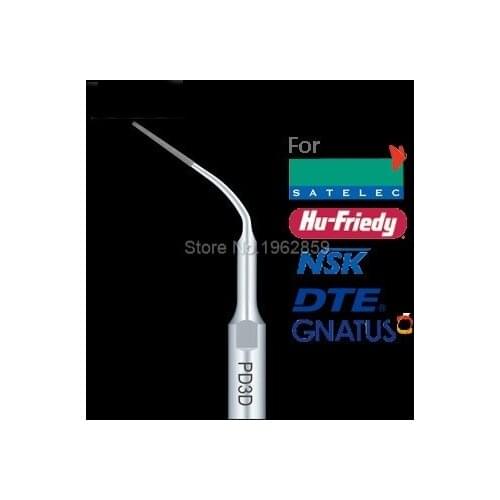 5pcs PD3D dental scaler tips teeth whitening dental equipment ultrasonic dental scaler tip PD3D for SATELEC NSK GNATUS DTE