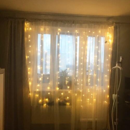 4M x 2M 3M 4M Icicle LED Curtain Christmas Garland Lights Decorations For Home Room Wedding Fairy Lights Party Holiday Lighting