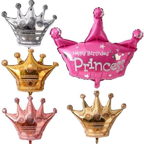 Party Decoration Balloons Large Medium Small Crown Shaped Balloons Childrens Birthday Wedding Anniversary Party Balloons