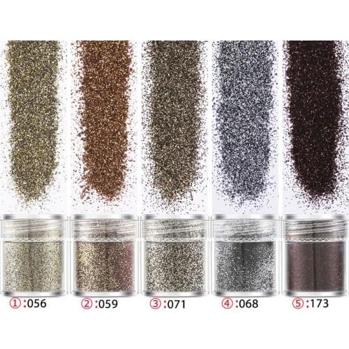 10ml/box Fine Glitter For Nail Art Shining Nail Glitter Dip Powder Hexagon Flakes For Women Fingernail Decor Pigment Powder 1JAR