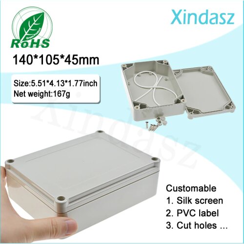 140*105*45mm Electrical sealed boxes Waterproof control box (IP66) plastic enclosures remote control box