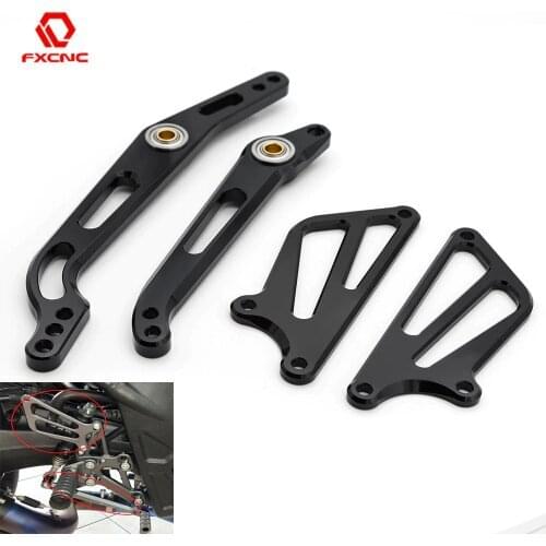 Aluminum Racing Motorcycle Footrest Rearset Foot Peg Brake Gear Shift Shifter Lever + Wing For Yamaha YZF R6 YZF-R6 2006-2014