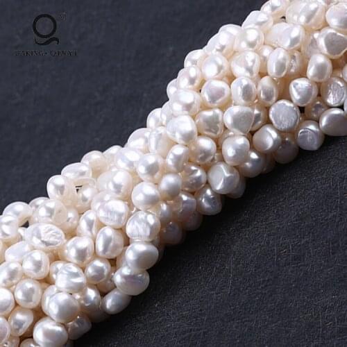 Baroque Shape Big Size Natural Freshwater Pearl,Wholesale AA 9-10mm Loose Fresh Water Pearl String