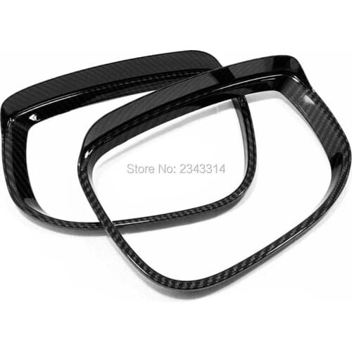 For Mazda CX-5 KF 2018 2019 ABS Chrome Door Side Wing Mirror Rain Eyebrow Shield Cover Rear View Mirror Protector Car Accessory