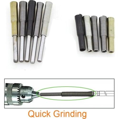 5pcs/lot Motorcycle Repair Tool Valve Quick Grinding Tools for 50cc 80cc 100cc 125cc 150cc 250cc Scooter Electric Drill Part