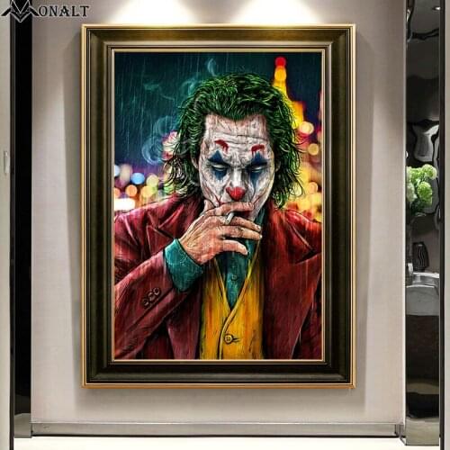 Canvas Painting Abstract Art Clown male Figure Posters HD Print Picture Nordic Hoom Decor Living Room wall Modern art painting
