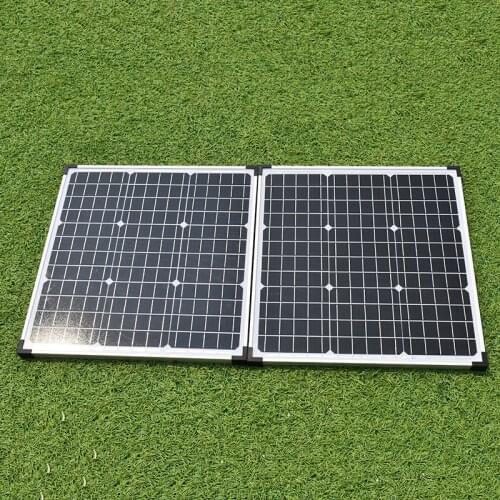 Glass Solar Panel Kit 12V System 50W 2pcs 100w Power Output Monocrystalline Solar Cell For Battery Charger