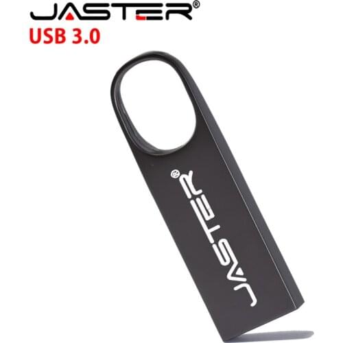 JASTER USB 3.0 metal USB Flash Drives 64GB 32GB 16GB 8GB 4GB USB Stick Metal Pen Drive Real Capacity (Over 1 pcs Free logo)