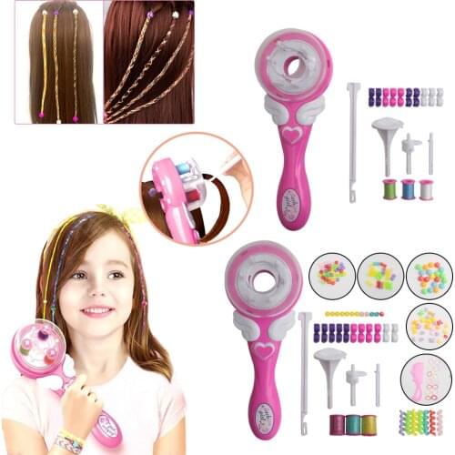 Cute Girl Curler Hair Braid Hair Styling Tools Automatic Hair Braider Styling Tool Chirdren Gift Toys Girls Toys 2