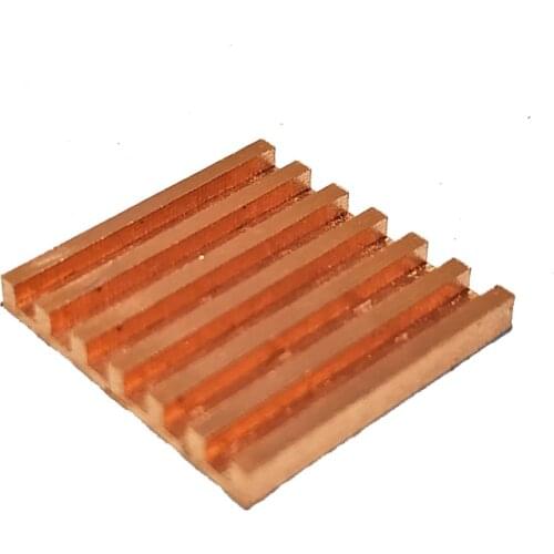 Pure Copper Mini Ultra thin heat Sink Memory RAM Cooling For VGA DDR MOS GPU IC Chipset Radiator Cooler Heatsink 17x17x2/3/4mm