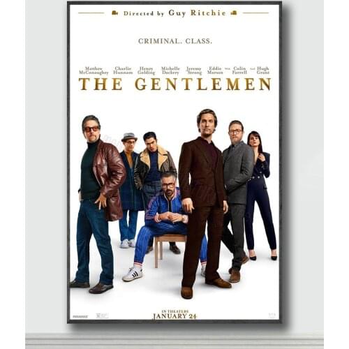 NJ177 The Gentlemen Movie Silk Posters and Prints wall art Art Poster Home Decor