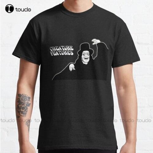 New Retro Creature Features Horror Tribute Classic T-Shirt Cotton Tshirts For Women Men Cotton Tee Shirts S-5Xl