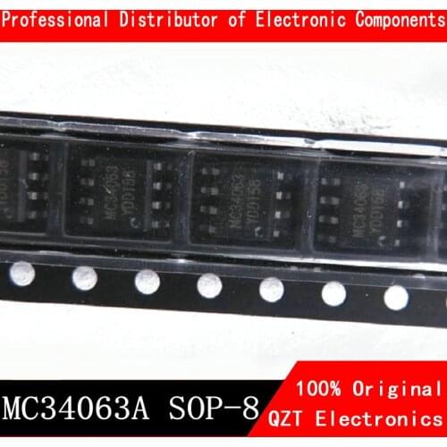 10PCS MC34063A SOP-8 MC34063ADR2G MC34063 34063 SOP8 SMD new and original IC Chipset