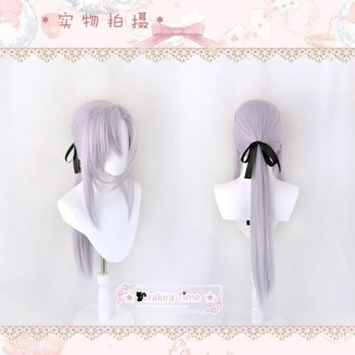 Owari No Seraph of The End Ferid Bathory Silver Long Cosplay Heat Resistant Synthetic Hair Carnival Halloween Party + Wig Cap