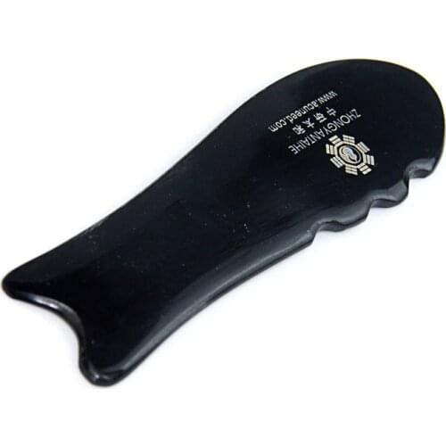 Buffalo Horn Guasha Board Massage Guasha Board Horn Gua Sha Massage Board Scraping Plate Buffalo Horn