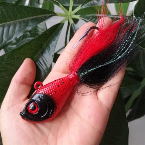 SWOLFY 165g Fishing Lure Artificial Jigging Bait Madai Lure Jig Head Hook Bass Bait Pesca Fishing Tackle