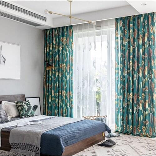 Modern Blackout Curtains Tarina Pattern For Living Room Window Bedroom shading Ready Made Finished Drapes Blinds 2JL573