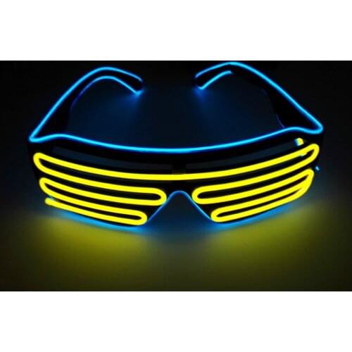 Party Led DJ Mask, LED Glasses Sunglasses Light Up Glasses Party Rave Costume Party DJ Sunglasses Birthday Party Decor