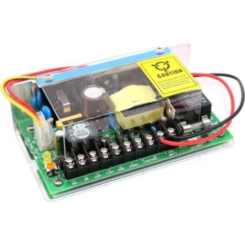 12V 5A Universal Power Supply Module for Door Entry Access Control System Support Backup Power Supply Not Include Backup Battery