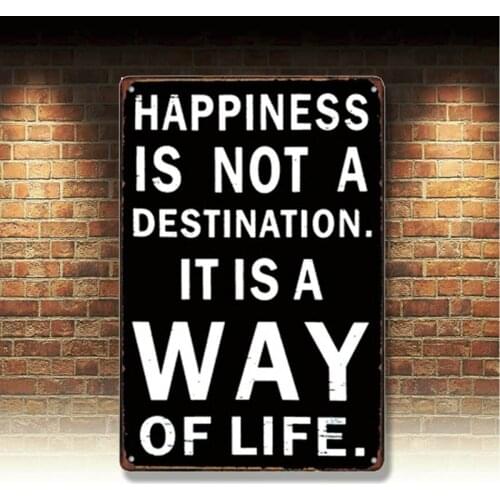 Vintage Metal Tin Signs Love Letters Retro Plate Pub Bar Art Decor Wall Poster