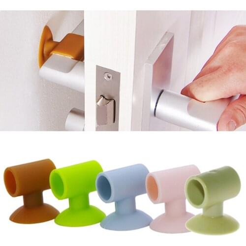 1Pc Door Handle Crash Pad Wall Silicone Bumper Stopper Anti Collision Stop Stick N58A