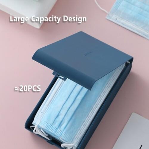 1 Pcs Multifunctional Mask Storage Box Portable Dust-Proof Moisture-Proof Storage Case Household Storage Box Mask Holder