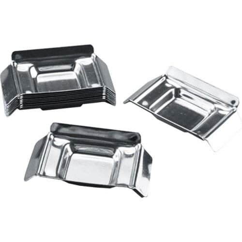 10pcs Laboratory tools Stainless Steel Sample Embedding Box Bottom Mold Paraffin Embedding Mold experiment Chemistry equipment