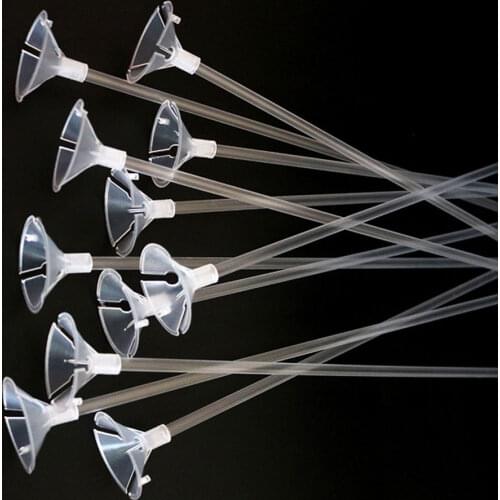 100 Set Sticks Column Stand DIY Wedding Transparent Easy Apply Acrylic Balloon Holder Party Decorative Fixing Kids Birthday
