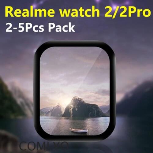 2PCS cover for Realme Watch 2 Pro Watch Screen Protector Full Soft 3D cover Protective Film Realme watch 2 Screen Protector