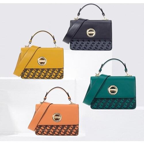 2021New Design Women Flap Hand Totes Split Leather Small Cover Crossbody Bags