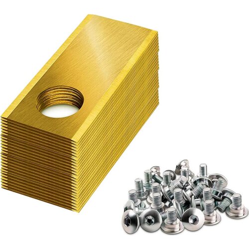 30Pack 42*17.5*0.5mm Replacement Robotic Mower Blades for Belrobotic bigmow Stainless steel Garden Lawn Mower Tool