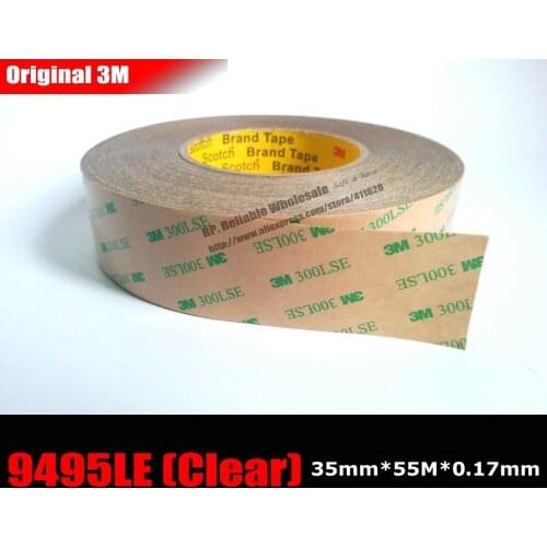 35mm*55M*0.17mm) 3M 9495LE 300LSE 2 Sides Strong Sticky Tape for iPad Pad Samsung LCD Screen Frame Touch Panel Digitizer Joint