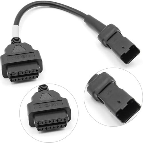 Adapter Auto Diagnostic Tool 4 Pin to OBD2 Diagnostic Adapter Connector for DUCATI Panigale Fit for Multistrada