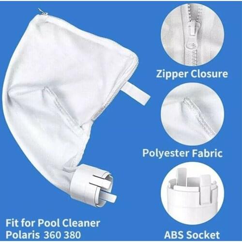 For 360 380 Replacement Bags All Purpose Filter Bag Polaris Zipper Pool Cleaner