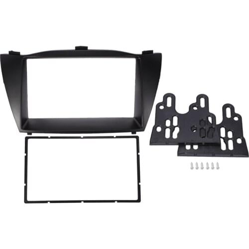 Double Din Car Radio Fascia for 2010 HYUNDAI TUCSON IX35 Install Frame DVD Panel