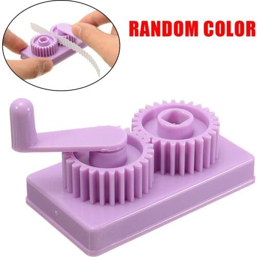 Purple Plastic Paper Quilling Crimper Machine DIY Scrapbooking Stamping Crimping Paper Craft Quilled DIY Art Tool