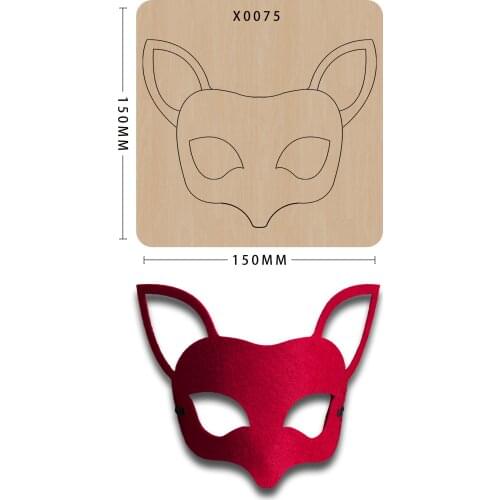 Cutting Mold Wood Die fox knife mold Scrapbooking diy craft Die Cut wooden handmade Wooden Die-cutting Template