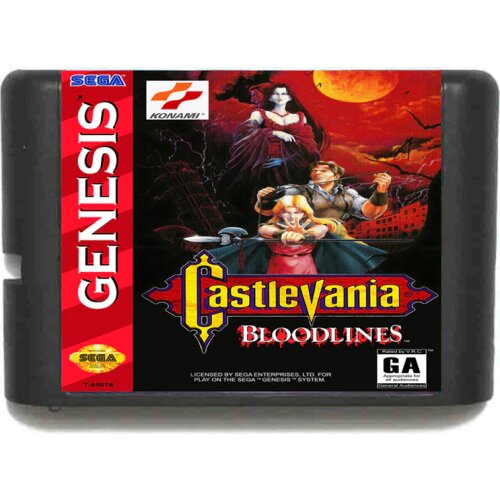 Castlevania Bloodlines 16 Bit Game Card For Sega Mega Drive & Sega Genesis
