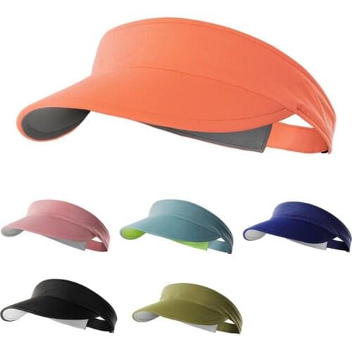 Summer Unisex Empty Top Hat Sunscreen Caps for Outdoor Sports Hiking Camping Running Cycling