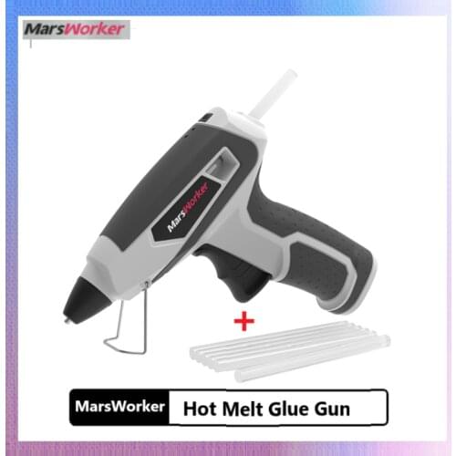 MarsWorker Electric Hot Melt Glue Gun Set 4V Lithium battery USB charging home Repair 15s Heat tools for xiaomiyoupin