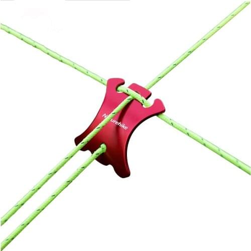 Naturehike Guyline Cord Reflective Tent Rope with Aluminium Adjuster for Caping Tent Tarp