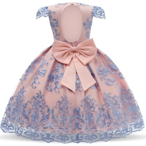 Girls Dresses Girls Formal Dresses Children Party Ball Gown Princess Wedding Party Princess Dresses Floral Bow Kids Dresses