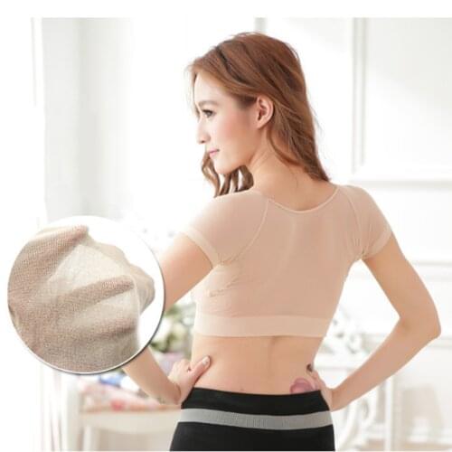 Washable T-shirt Shape Sweat Pads Armpit Sweat Pads Underarm Sweat Absorbing Pads Armpit Anti Sweat Shields Perfume Deodorants
