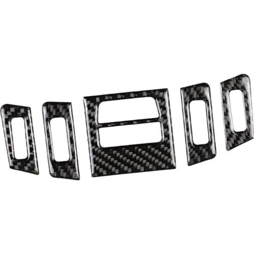 Carbon Fiber Dashboard Air Conditioner Frame Trim For 3 Series E90 E92