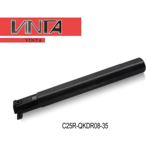 CNC Lathe internal grooving and turning tool holder C25R-QKDR08-35/C32S-QKDR11-44/C40T-QKDR13-54 boring tool holder bar