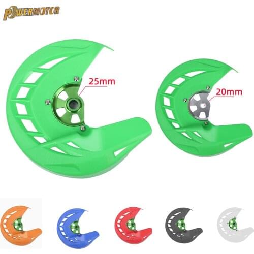 Front Brake Disc Rotor Guard Cover 20mm 25mm six colors Protector Protection For KLX 250 KLX250 Motocross Motorcycle 2008-2016